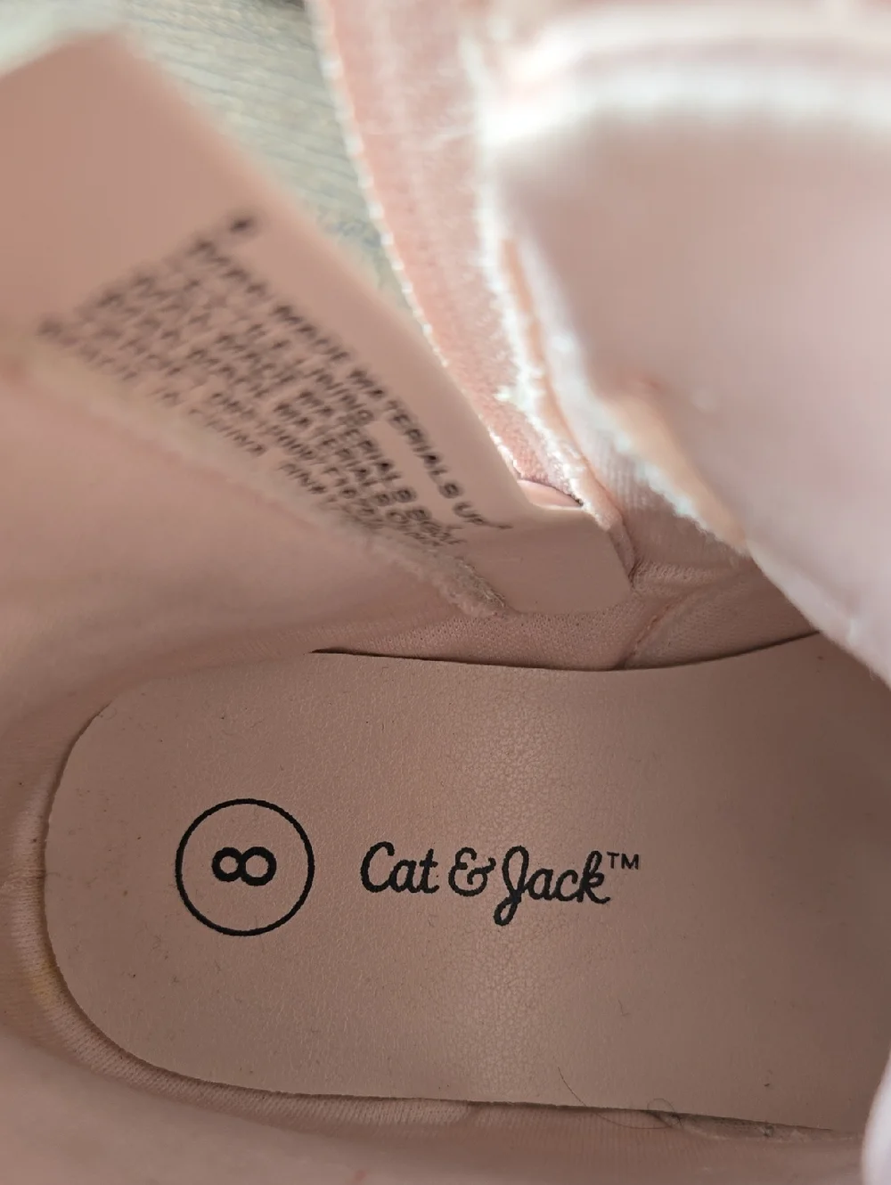 Cat & Jack Light Pink Lace-Up Kids Boots